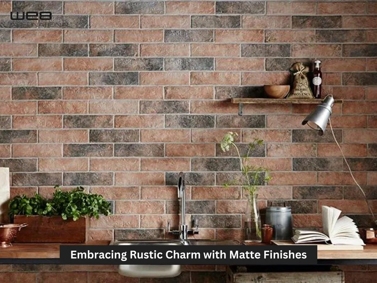Rustic Charm with Matte Finishes Tiles