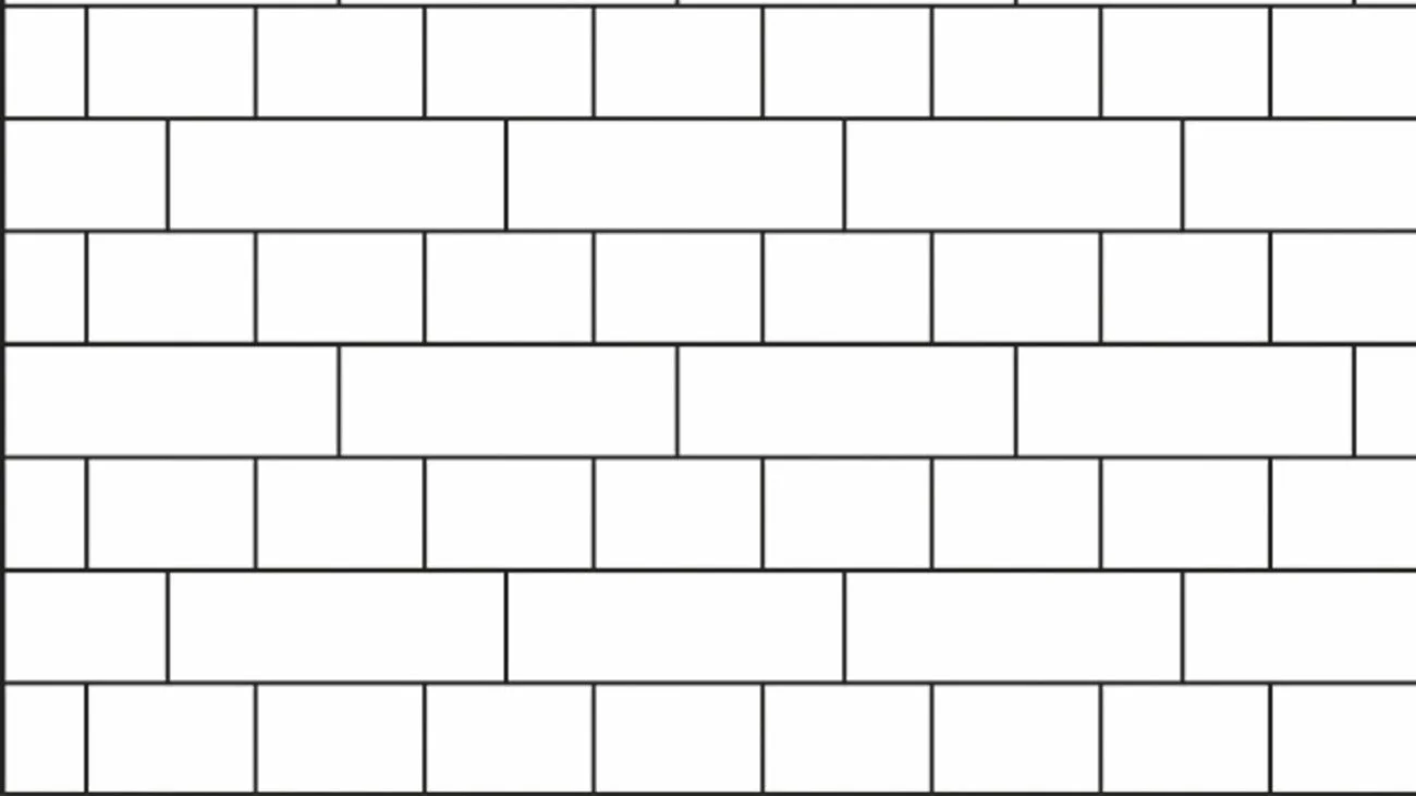 English bond Tile Pattern