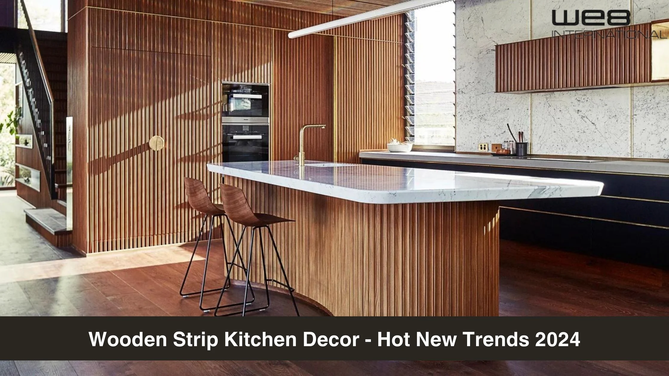 Wooden Strip Kitchen Decor Hot New Trends 2024