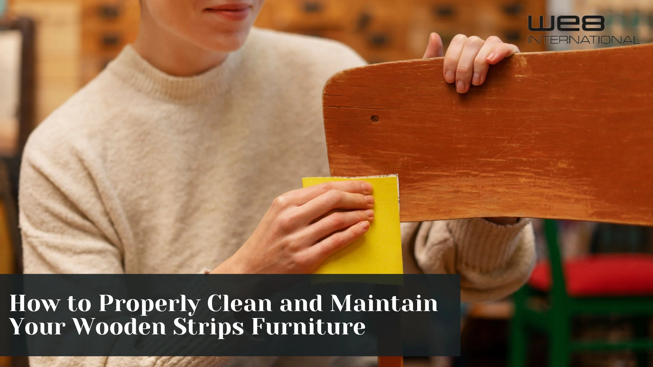 How to Properly Clean and Maintain Your Wooden Strips Furniture